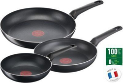 Fotoja e Set tigan Tefal Wok Tytan, 3 copë, 28 cm, të zi