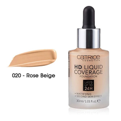 Fotoja e Krem pudër Catrice HD Liquid Coverage, 020 Rose Beige, 30 ml