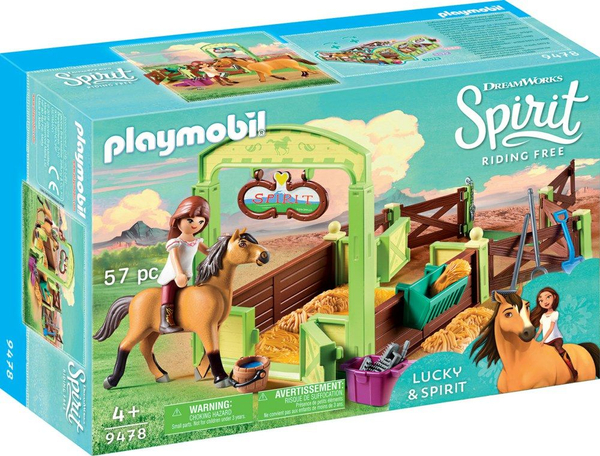 Fotoja e Set Playmobil Stable Lucky and Spirit (9478)