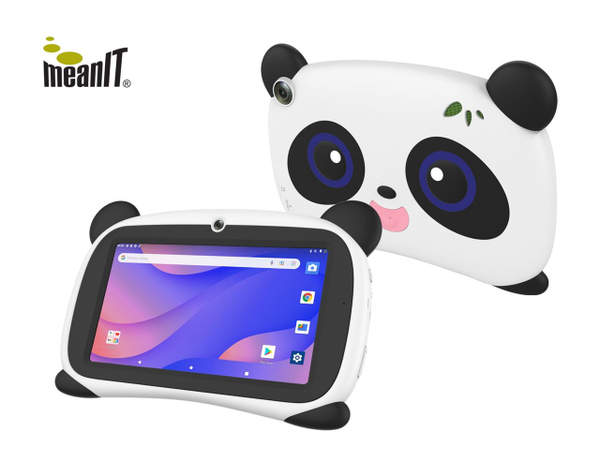 Fotoja e Tablet meanIT për fëmijë K17 Panda Kids, e bardhë/zezë