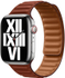Fotoja e Apple Watch 45mm Band: Umber Leather Link - S/M, Picture 2