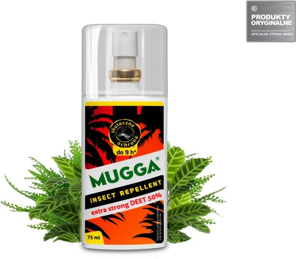 Fotoja e Spërkatës Mugga Ekstra Strong 50% DEET, 75ml