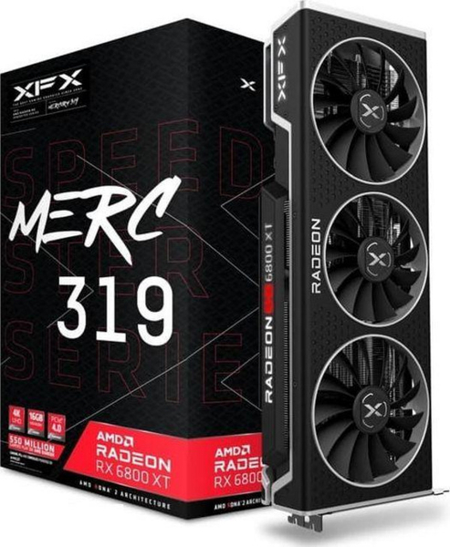 Fotoja e Kartelë grafike XFX Radeon RX 6800 XT Speedster MERC 319 Core (RX-68XTALFD9), 2250 MHz, 16GB, GDDR6
