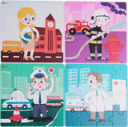 Fotoja e Set puzzle Classic World, 4 copë