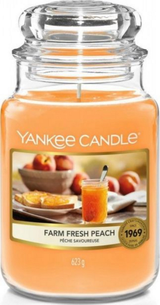 Fotoja e Qiri aromatik Yankee Candle Farm Fresh Peach, 623 g