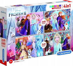 Fotoja e Puzzle Clementoni Frozen 2, 4 copë, shumëngjyrëshe