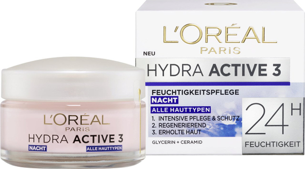 Fotoja e Krem nate L'OREAL HYDRA ACTIVE 3, 50ml