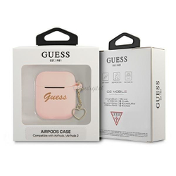Fotoja e Mbrojtëse Guess Etui për Apple AirPods, rozë