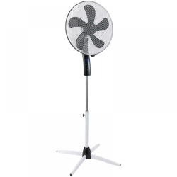 Fotoja e Ventilator Descon DA-1608, 16 ", 55 W, i zi / bardhë