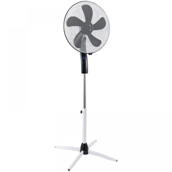 Fotoja e Ventilator Descon DA-1608, 16 ", 55 W, i zi / bardhë