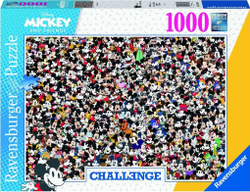 Fotoja e Puzzle Ravensburger Challenge Mickey Mouse, 1000 elemente, shumëngjyrëshe