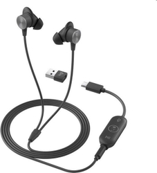 Fotoja e Kufje Logitech Zone Wired, 3.5mm, të zeza