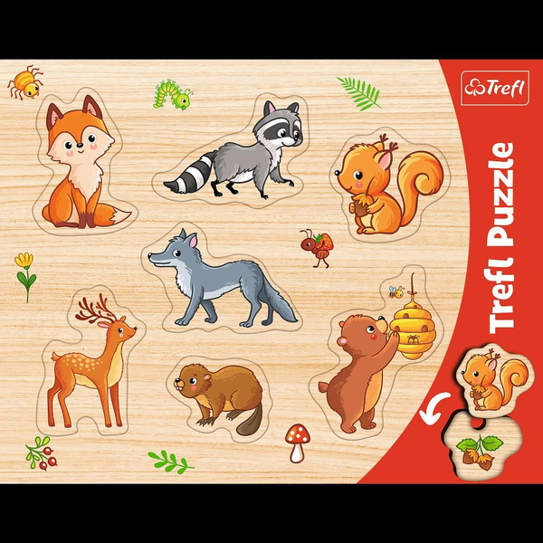 Fotoja e Puzzle Trefl Shaped Frame Las, 7 elemente
