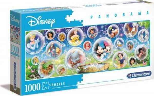 Fotoja e Puzzle Clementoni Panorama Disney Fairy-tale characters, 1000 elemente