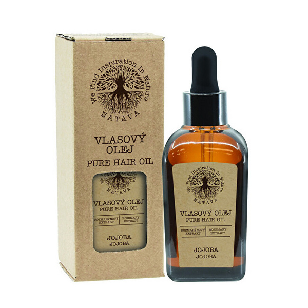 Fotoja e Vaj për flokë të thatë dhe të dëmtuar Natava Jojoba, 100 ml