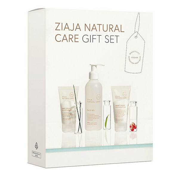 Fotoja e Set për kujdes të fytyrës Ziaja Natural Care - Krem dite 50 ml + Xhel pastrues 200 ml + Krem nate 50 ml