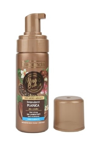 Fotoja e Shkumë vetë-rrezitje për trup Bielenda Magic Bronze, Light Skin, 150 ml