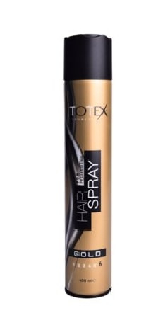 Fotoja e Sprej për flokë Totex Professional Performance Gold, 400 ml