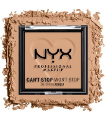 Fotoja e Pudër për fytyrë NYX Can't Stop Won't Stop, nr. 06 Tan, 6 ml