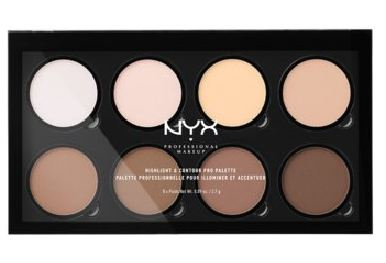 Fotoja e Paletë grimi NYX Pro Palette Highlight & Contour HCPP01, 8x2,7g