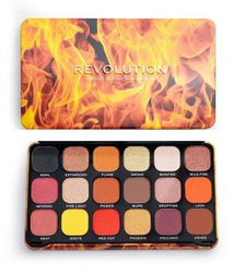 Fotoja e Paletë për sy Revolution Forever Flawless, Fire, 18x1.1g