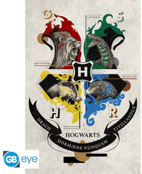 Fotoja e Poster Harry Potter - Animal Crest (91.5x61)