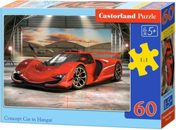 Fotoja e Puzzle Castorland Concept car in a hangar, 60 elemente, shumëngjyrësh