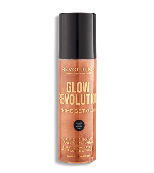 Fotoja e Sprej ndriçues për fytyrë dhe trup Revolution Glow Timeless Bronze, 200 ml