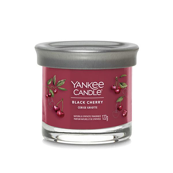 Fotoja e Qiri aromatik Yankee Candle Black Cherry kYC1403, 122 g