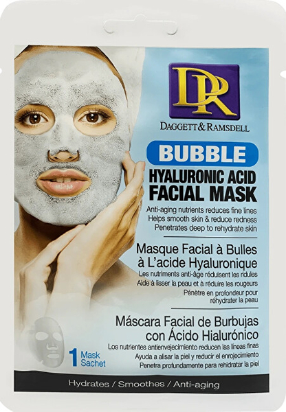 Fotoja e Maskë për fytyrë Daggett & Ramsdell Bubble (Hyaluronic Acid Facial Mask), 25 g