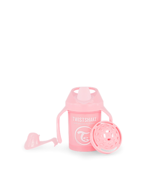 Fotoja e Shishe Twistshake Mini Cup, Rozë Pastel, 230ml, 4+muaj