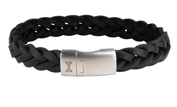 Fotoja e Byzylyk AZE Jewels Iron Big Wave Black sAZ0001, 21 cm
