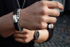 Fotoja e Byzylyk AZE Jewels Iron Big Wave Black sAZ0001, 21 cm, Picture 4