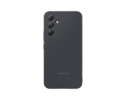 Fotoja e Mbështjellës Silikoni për Samsung Galaxy A54 5G, e zezë