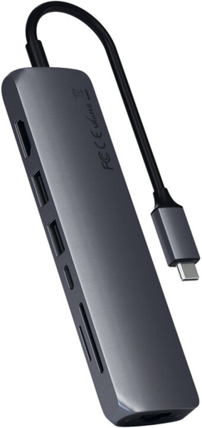 Fotoja e USB Hub Satechi USB-C Multiport Ethernet, i hirtë