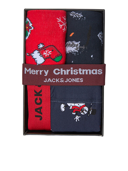 Fotoja e Set mbathje + çorape Jack&Jones JACMERRY mJC1392, të kuqe/kaltra, M