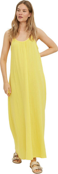 Fotoja e Fustan Vero Moda mVM1624 VMNATALI Regular Fit, i verdhë, L