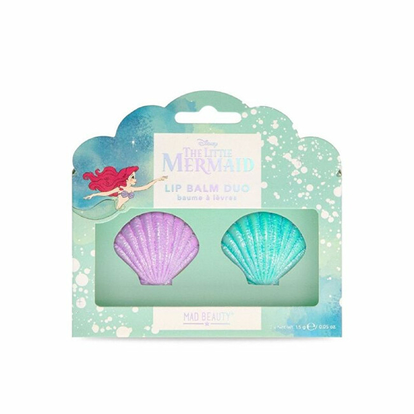 Fotoja e Balsam për buzë Mad Beauty Little Mermaid, 2 x 1,5 g