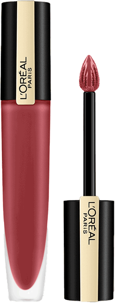 Fotoja e Buzëkuq i lëngshëm L´Oréal Paris Rouge Signature, 129 I Lead, 7 ml