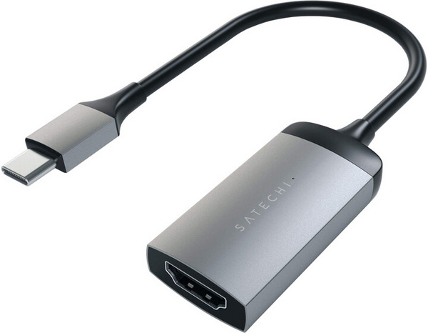 Fotoja e Përshtatës Satechi, USB-C në HDMI 4K, i hirtë