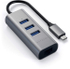 Fotoja e USB Hub Satechi USB-C 2in1 Ethernet, i hirtë, Picture 2