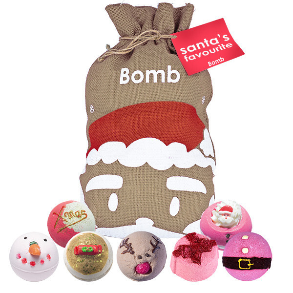 Fotoja e Set dhuratë me topa banje Bomb Cosmetics Santas Favorite, 7 copë