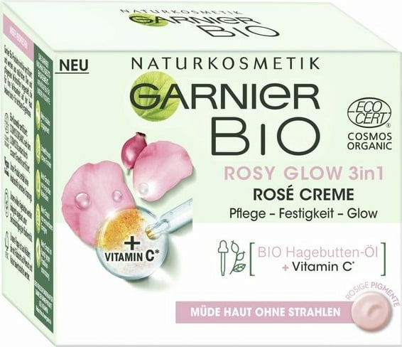 Fotoja e Krem për fytyrë Garnier Bio 3in1 Rosé Creme, 50 ml