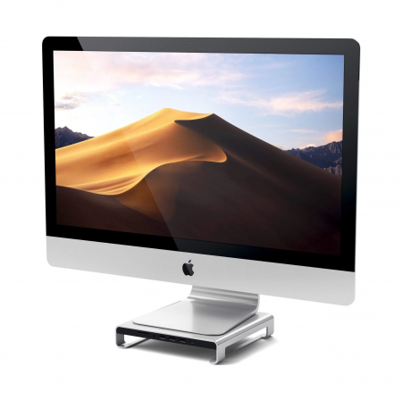 Fotoja e Mbajtëse Satechi Aluminum Hub për iMac, e argjendtë