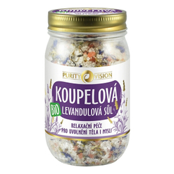 Fotoja e Kripë për banjë Purity Vision Organic Lavender kDKR10463, 400 g