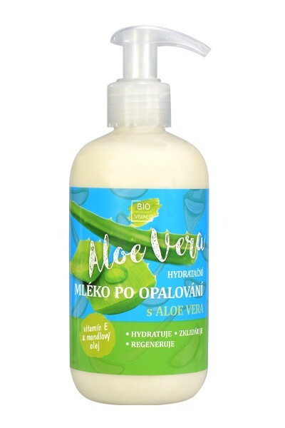 Fotoja e Qumësht hidratues pas rrezitjes Vivaco Aloe Vera BIO, 250 ml