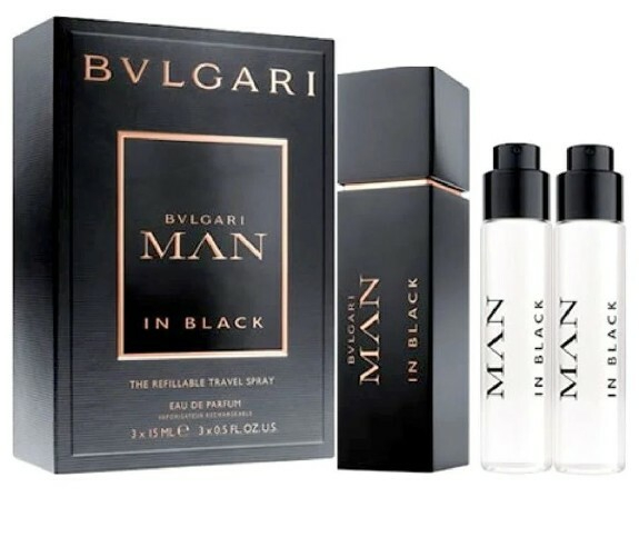 Fotoja e Set Eau de Parfum Bvlgari Man In Black, 3 x 15 ml