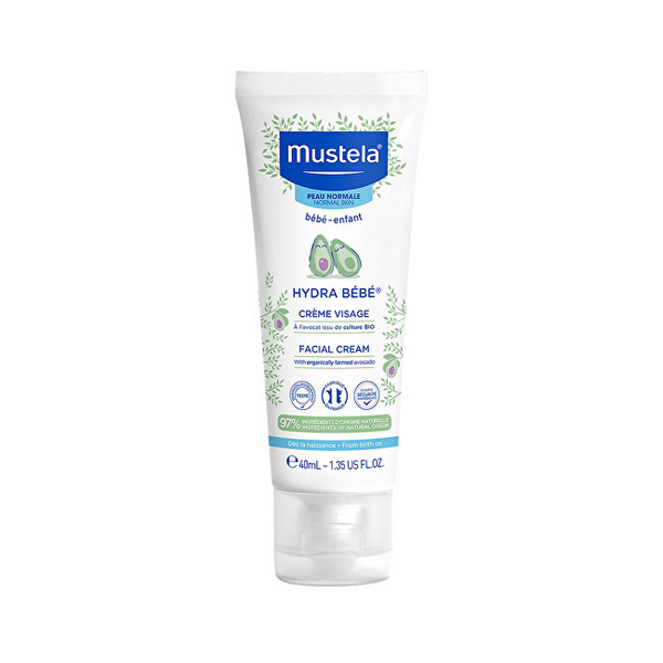 Fotoja e Krem fytyre për fëmijë Mustela Hydrabebe kMUS011, 40 ml