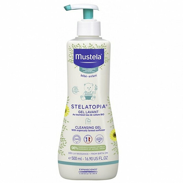 Fotoja e Xhel dushi Mustela Stelatopia kMUS044, 500 ml