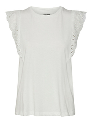 Fotoja e Bluzë VERO MODA VMHOLLYN Regular Fit mVM1882, e bardhë, M